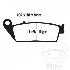 EBC Semi-sintered brake pads V 737.00.68