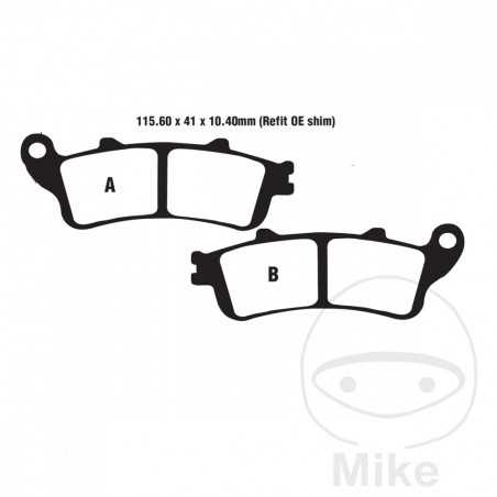 EBC Pastillas de freno semi-sinterizadas V 737.00.71