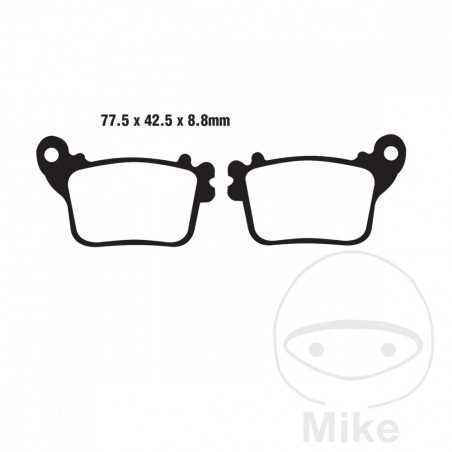 EBC Pastillas de freno semi-sinterizadas V 737.00.80