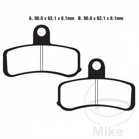 EBC Pastillas de freno semi-sinterizadas V ALTN: 7870292 737.00.81