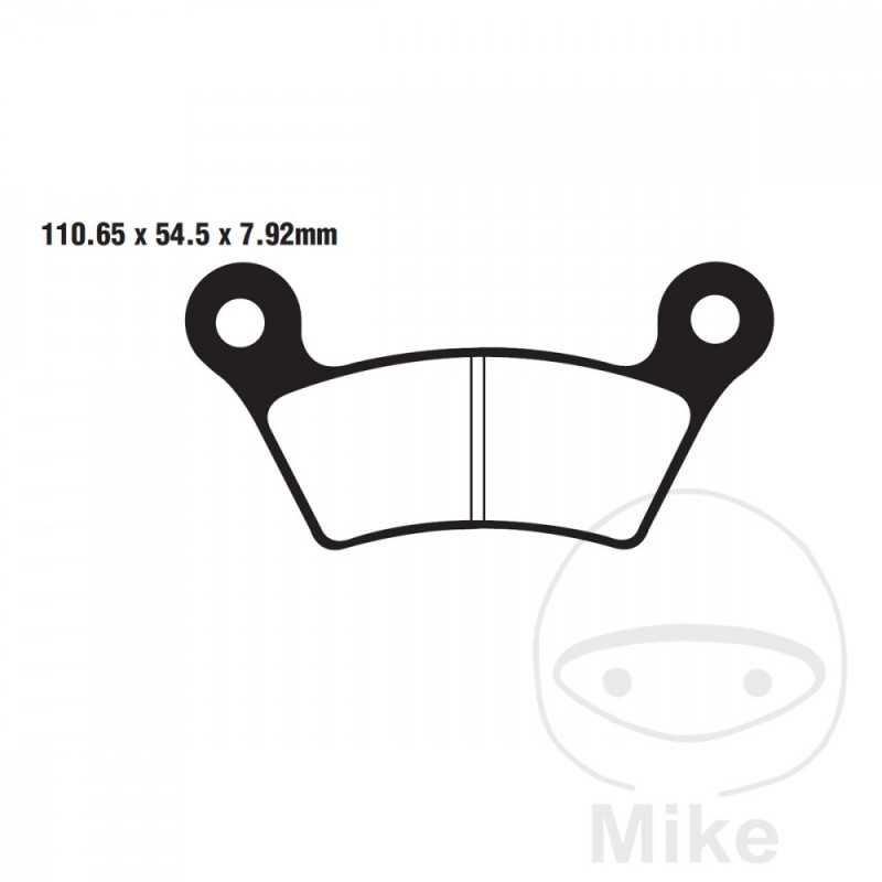 EBC Semi-sintered brake pads V 737.00.84