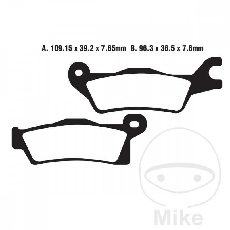 EBC SINTERED BRAKE PADS R ALTN: 7870024/7870025 737.01.02