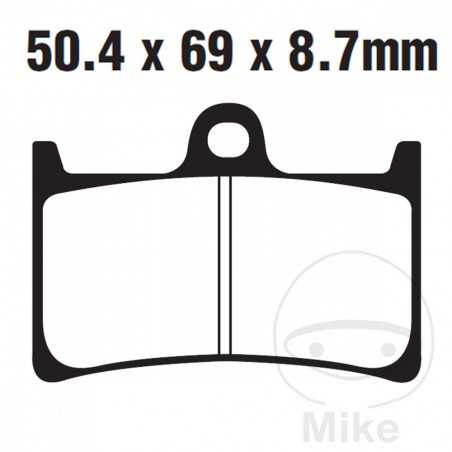 EBC PASTILLAS DE FRENO SINTERIZADAS HH SCOOTER 737.01.10