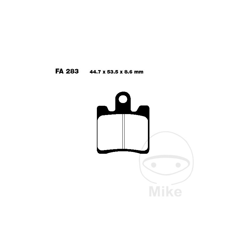 EBC carbon brake pads SCOOTER 737.01.57