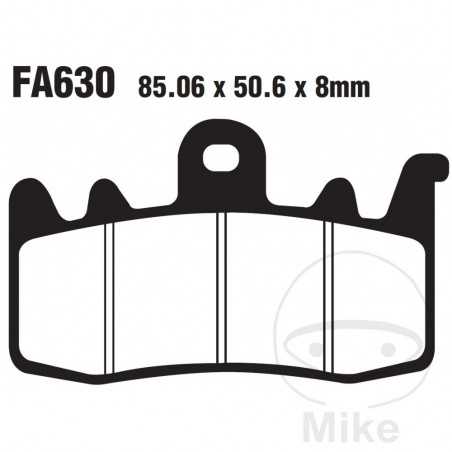 EBC PASTILLAS DE FRENO SINTERIZADAS GPFAX ALTN: 7870123 737.01.62