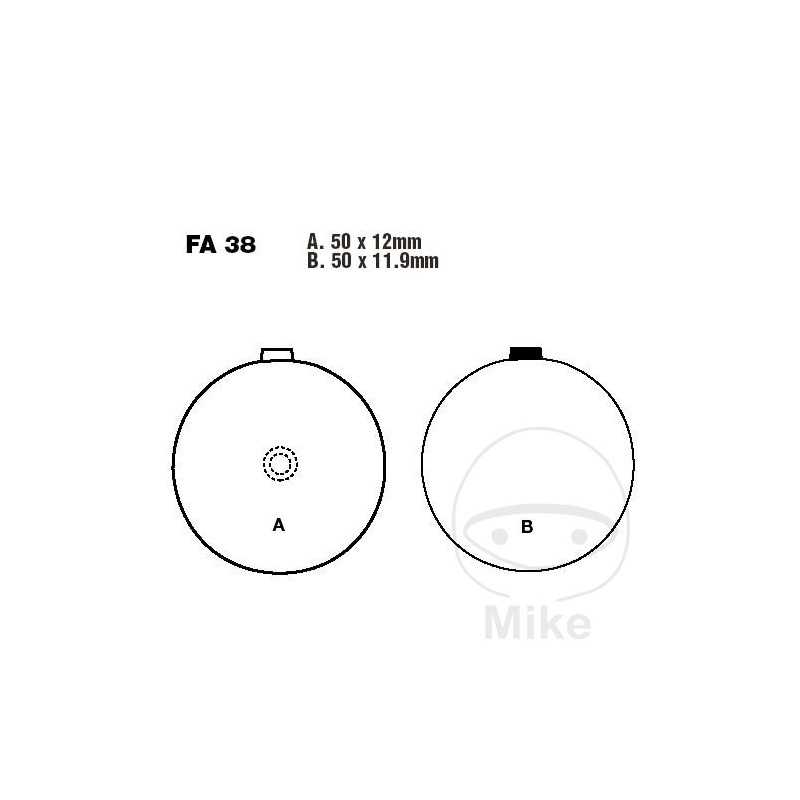 EBC Standard brake pads ALTN: 7871338 732.62.91
