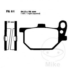 EBC Standard brake pads ALTN: 7871478 732.67.21