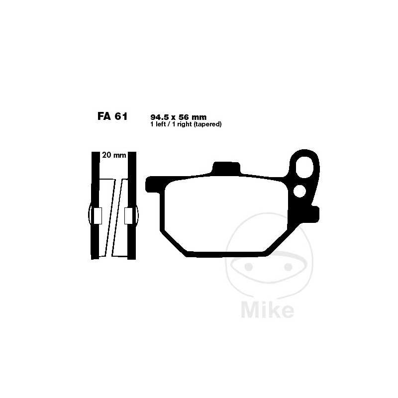 EBC Standard brake pads ALTN: 7871478 732.67.21