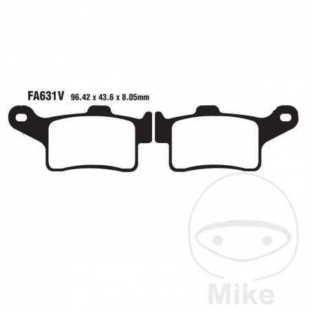 EBC PASTILLAS DE FRENO SINTERIZADAS HH 737.01.75