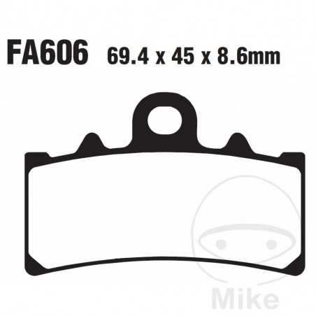 EBC SINTERED BRAKE PADS EPFA 737.01.97