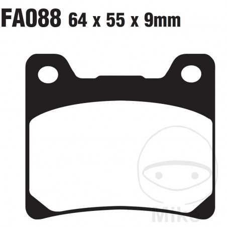 EBC SINTERED BRAKE PADS EPFA 737.01.99