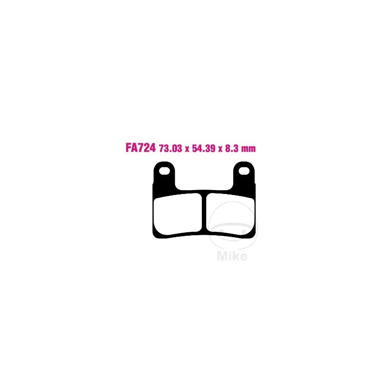 EBC SINTERED BRAKE PADS GPFAX ALTN: 7870307 737.02.23