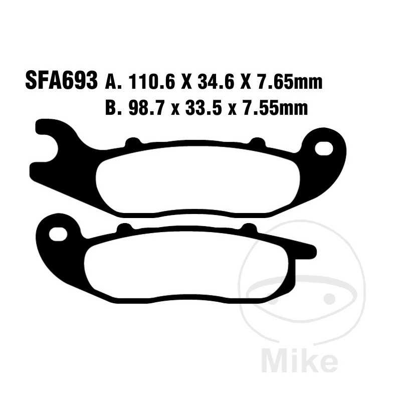 EBC Standard brake pads SCOOTER 737.02.10