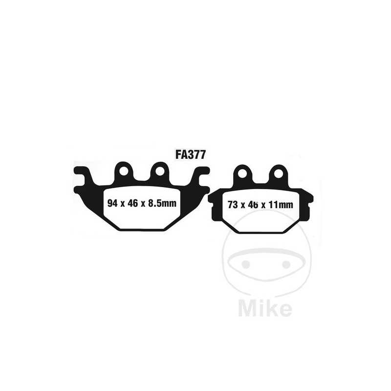EBC SINTERED BRAKE PADS HH ALTN: 7870129 737.02.34
