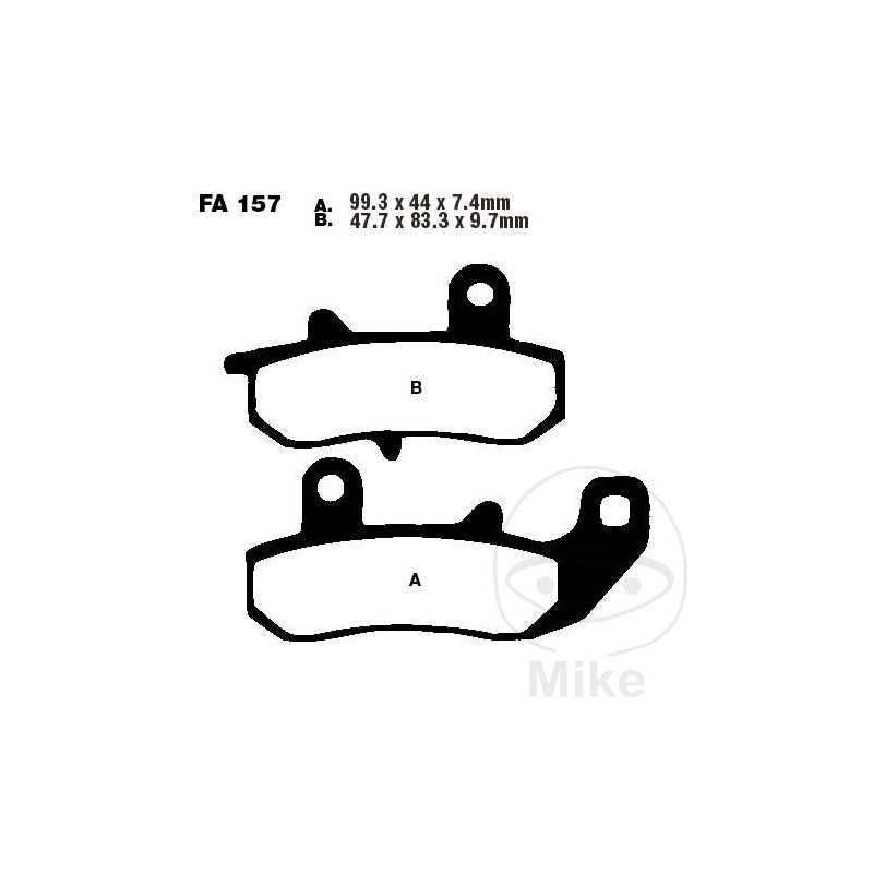 EBC Standard brake pads ALTN: 7870462 737.45.31