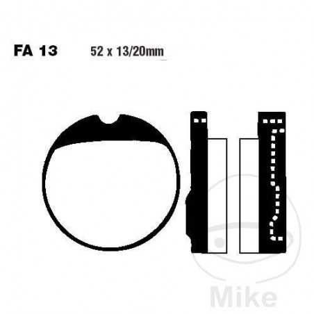 EBC Semi-sintered brake pads V 737.70.01