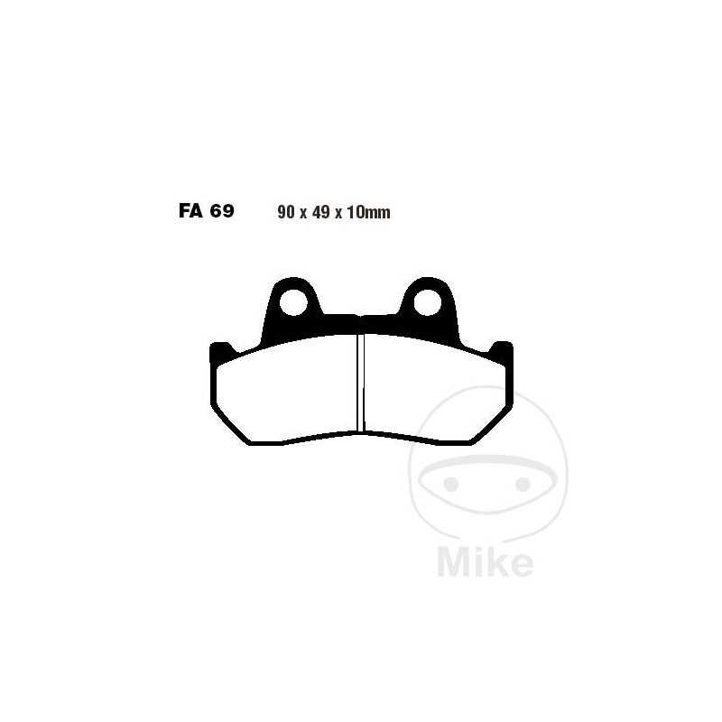 EBC Semi-sintered brake pads V 737.70.16