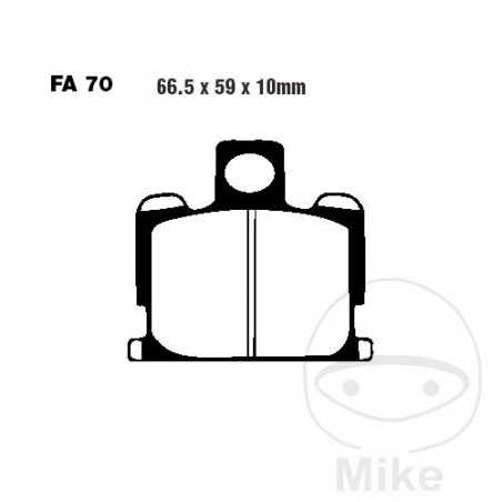 EBC Pastillas de freno estándar ALTN: 7871197 732.67.96