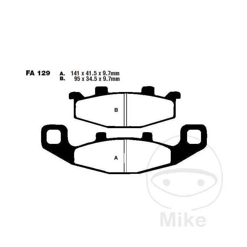 EBC Semi-sintered brake pads V 737.70.32