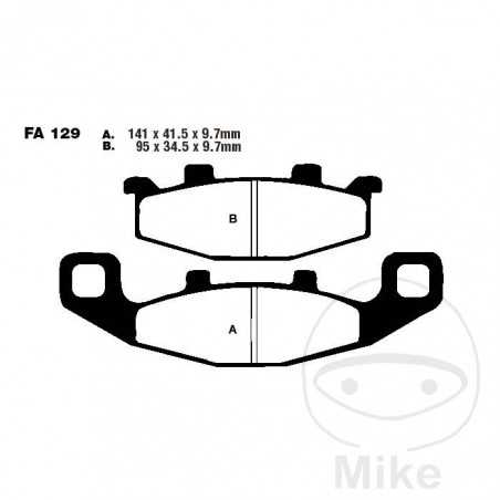 EBC Semi-sintered brake pads V 737.70.32