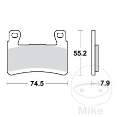 TRW carbon brake pads CRQ ALTN: 7320004 787.00.03