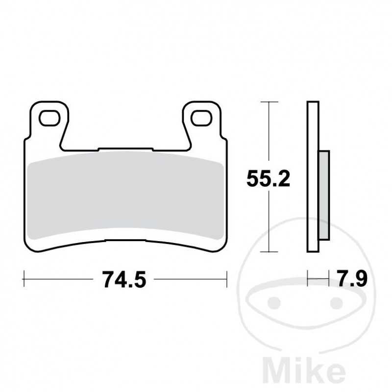 TRW carbon brake pads CRQ ALTN: 7320004 787.00.03