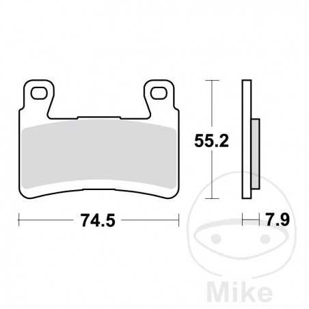 TRW carbon brake pads CRQ ALTN: 7320004 787.00.03