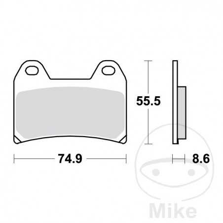 TRW Standard brake pads ALTN: 7379167 787.31.93