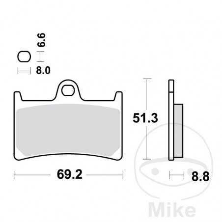 TRW Standard brake pads ALTN: 7328511 787.29.63