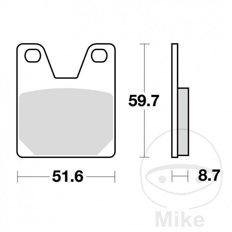 TRW Standard brake pads ALTN: 7321656 787.07.36