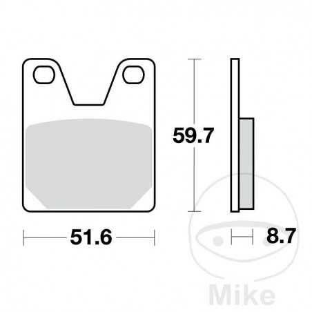 TRW Standard brake pads ALTN: 7321656 787.07.36