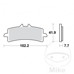TRW carbon brake pads CRQ ALTN: 7320012 787.50.24