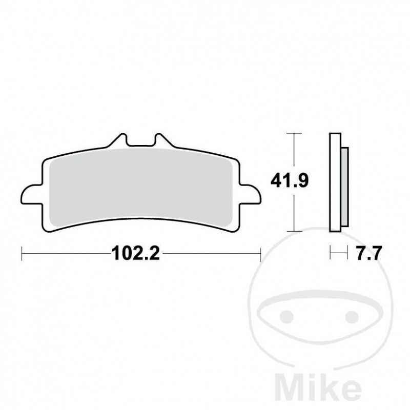 TRW carbon brake pads CRQ ALTN: 7320012 787.50.24
