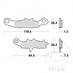 TRW Pastillas de freno estándar OFFROAD ALTN: 7321318 787.54.38