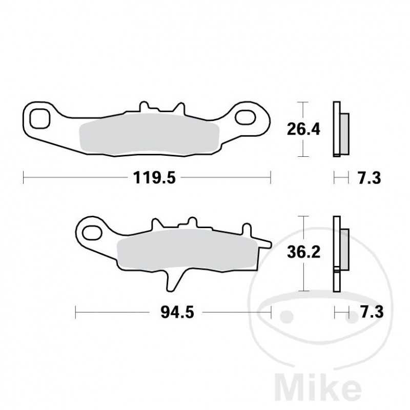 TRW Pastillas de freno estándar OFFROAD ALTN: 7321318 787.54.38