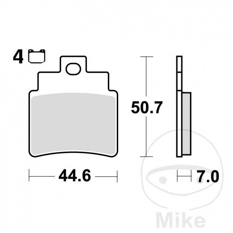 TRW Standard brake pads ALTN: 7370158 787.38.62