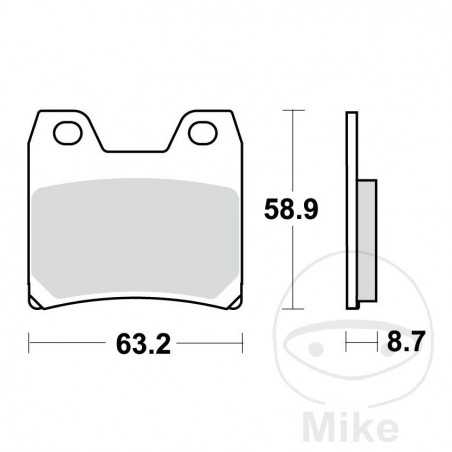 TRW Standard brake pads ALTN: 7324320 787.15.85