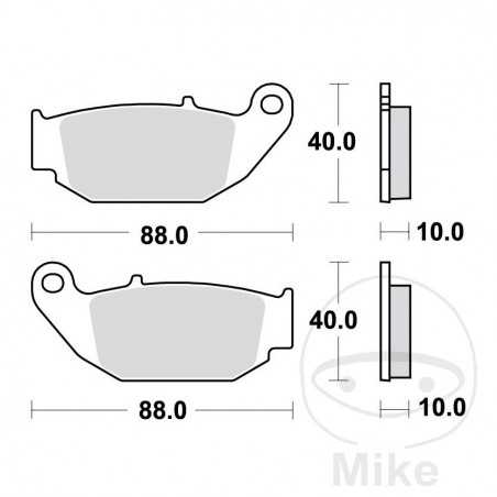 TRW Standard brake pads ALTN: 7326414 787.00.51