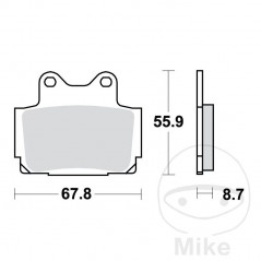 TRW Standard brake pads ALTN: 7328479 787.15.36