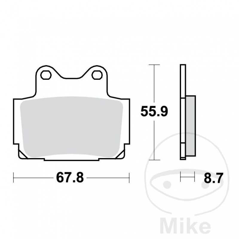 TRW Standard brake pads ALTN: 7328479 787.15.36