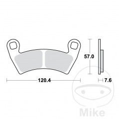 TRW SINTERED BRAKE PADS SI ALTN: 7370099 787.00.64