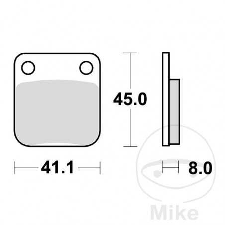 TRW Standard brake pads ALTN: 7326432 787.10.15