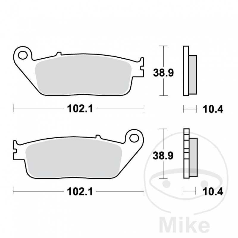 TRW Standard brake pads ALTN: 7322670 787.13.04
