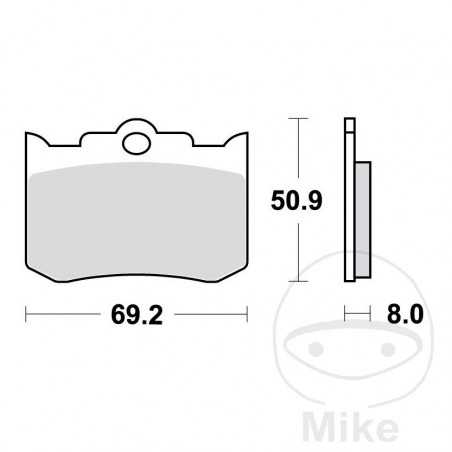 TRW Pastillas de freno para moto RQ 787.01.07