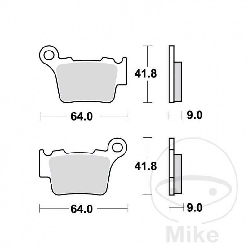 TRW Standard brake pads OFFROAD ALTN: 7320047 787.54.95
