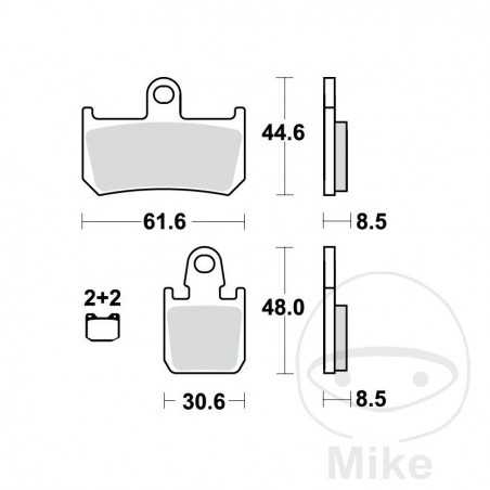 TRW Pastillas de freno carbono CRQ ALTN: 7320011 787.51.56
