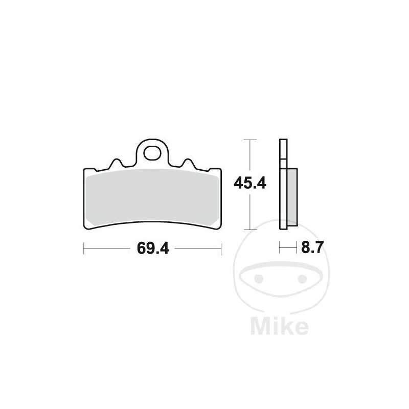 TRW Standard brake pads ALTN: 7323629 787.53.39