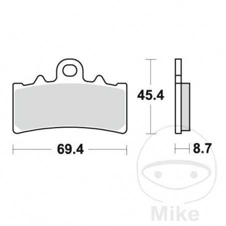 TRW Standard brake pads ALTN: 7323629 787.53.39