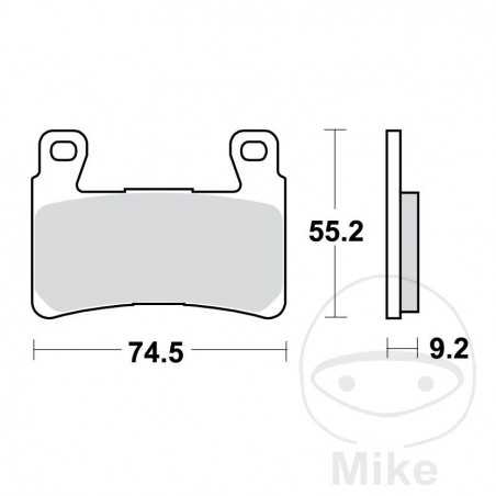 TRW Sintered front brake pads ALTN: 7329741 787.01.27