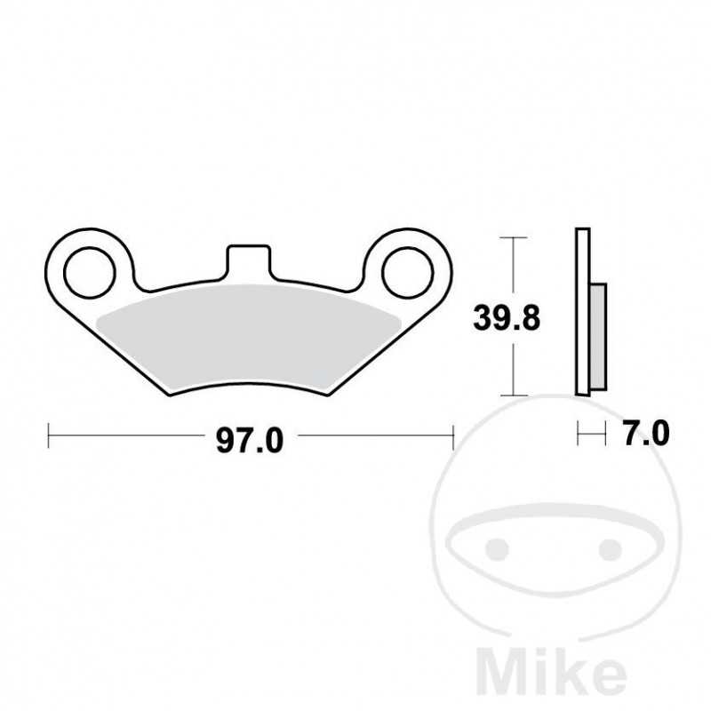 TRW SINTERED BRAKE PADS SI 787.01.28